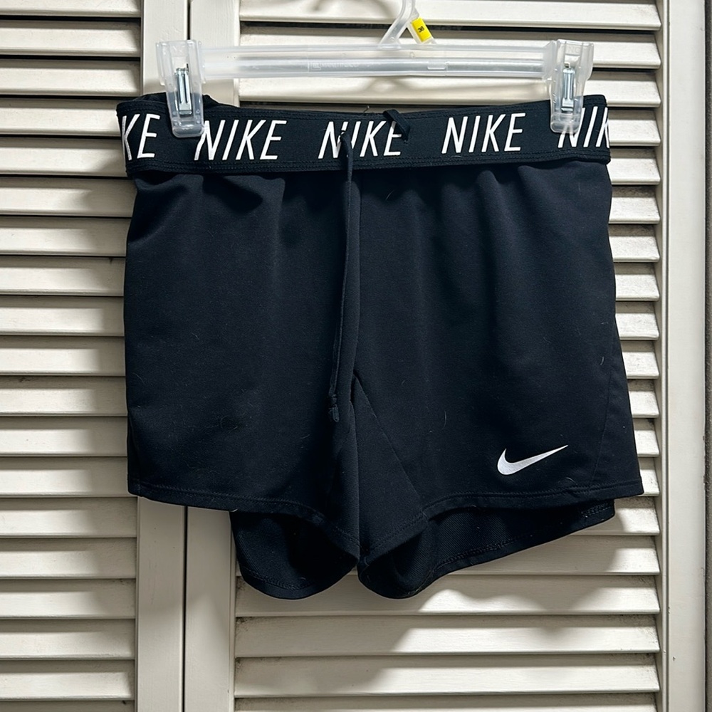 Nike dri fit fold over tie shorts